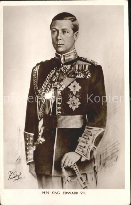 Adel England King Edward VIII Orden
