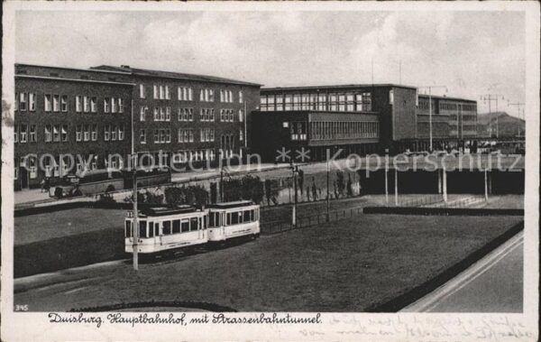 Strassenbahn Duisburg Hauptbahnhof Strassenbahntunne
