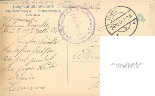 Foto NPG Nr. 5233 Generalfeldmarschall Hindenburg Or – Bild 2