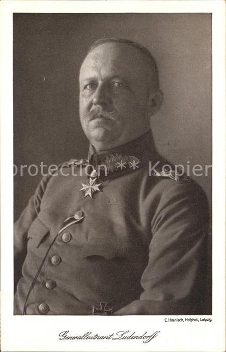 Generaele Erich Ludendorff Foto-E.-Hoenisch