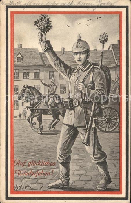 Mailick Auf glückliches Wiedersehen Soldat Schw