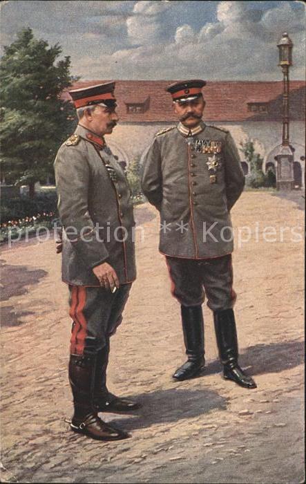 Wilhelm II Zigarette Hindenburg Militaria Rotes Kr
