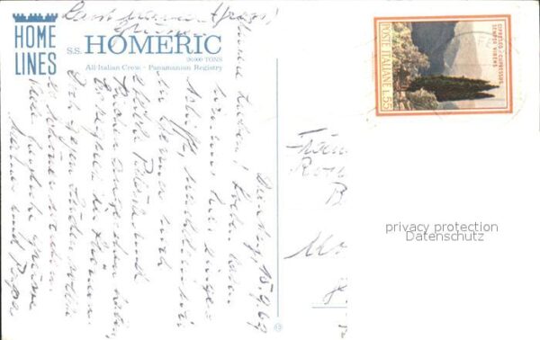 Faehre Ferry Bac Traghetto-- S.S. Homeric – Bild 2