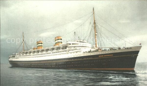 Dampfer Oceanliner S.S. Nieuw Amsterdam