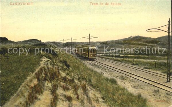 Strassenbahn Zandvoort Tram in de duinen