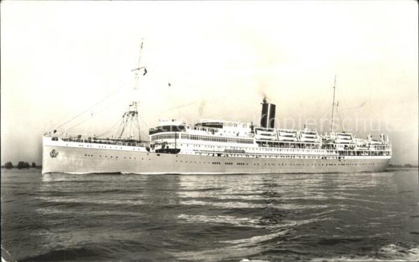 Dampfer Oceanliner M.S. Sibajak