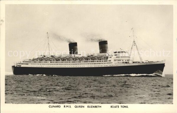 Dampfer Oceanliner R.M.S. Queen Elizabeth