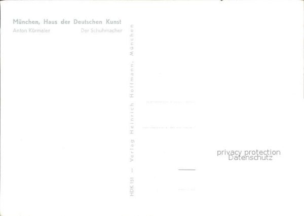 Verlag HDK Nr. 151 Anton Kürmaier Der Schuhmacher Schu – Bild 2