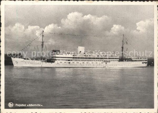 Dampfer Oceanliner Paquebot Albertville