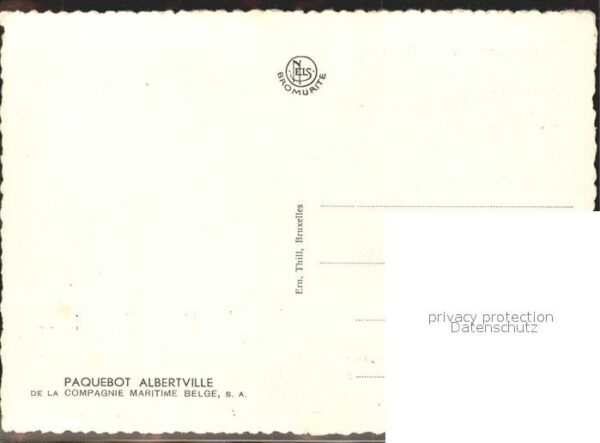 Dampfer Oceanliner Paquebot Albertville – Bild 2