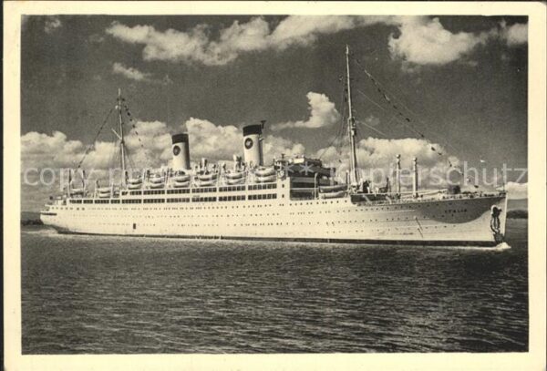 Dampfer Oceanliner M.S. Italia