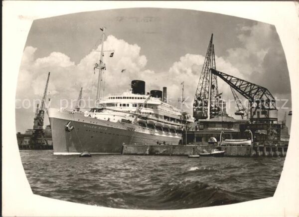Dampfer Oceanliner Willem Ruys Rotterdam Wereldhaven