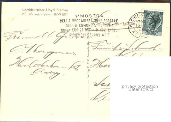 Dampfer Oceanliner MS. Bayernstein – Bild 2