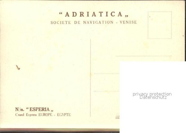 Schiffe Ships Navires N/N Esperia – Bild 2