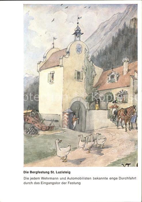 Tobler Viktor V.T. Die Bergfestung St. Luzisteig Nr. 6 Gän