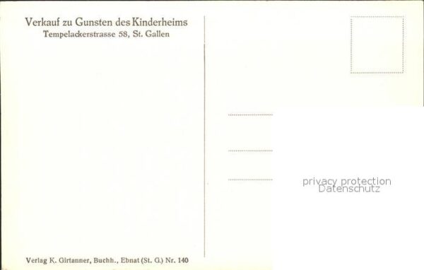 Loewe Meta Kind Spendenkarte Kinderheim St. Gallen – Bild 2