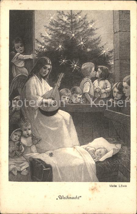 Loewe Meta Weihnacht Nr. 74 Schutzengel Mandoline