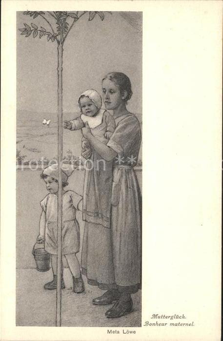 Loewe Meta Mutterglück Nr. 143 Kind Baby Schmetter