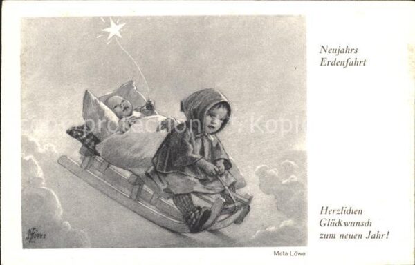 Loewe Meta Neujahrs Erdenfahrt Nr. 128 N Baby Kind