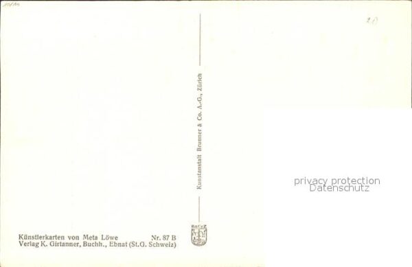 Loewe Meta Nr. 87 B Spindel Katze Gedicht – Bild 2