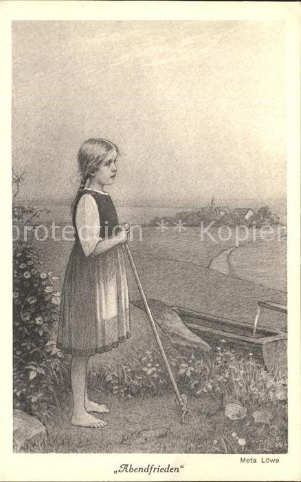 Loewe Meta Abendfrieden Nr. 80 Kind Holztrog