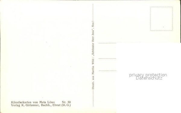 Loewe Meta Abendfrieden Nr. 80 Kind Holztrog – Bild 2