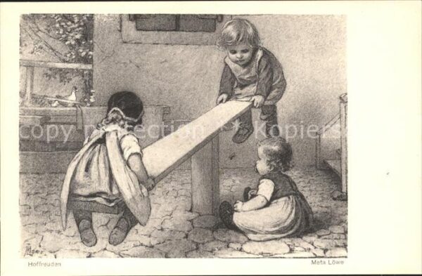 Loewe Meta Hoffreuden Nr. 103 Kinder Wippe