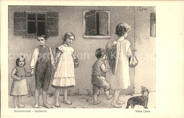 Loewe Meta Waisenkinder Nr. 38 Schutzengel Dackel