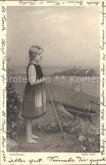 Loewe Meta Abendfrieden Nr. 80 Kind Landwirtschaft