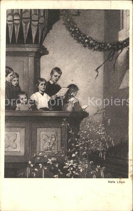 Loewe Meta Nr. 8 Kinder Gesang Kirche Orgel