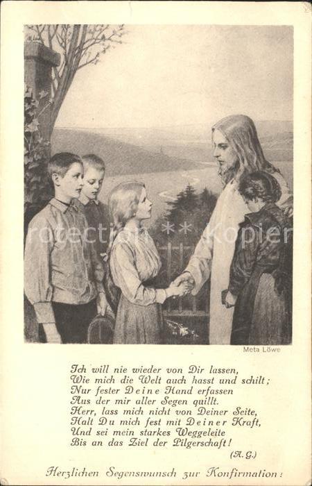 Loewe Meta Nr. 1 E Jesus Kinder Glückwunsch Konfir