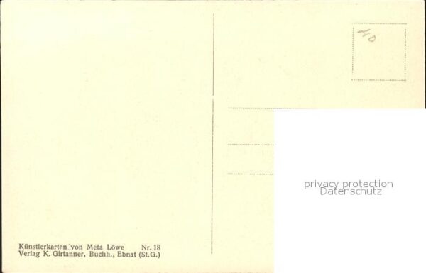 Loewe Meta Nr. 18 Schutzengel Wanderung Gedicht – Bild 2