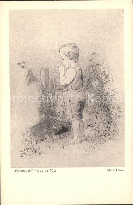 Loewe Meta Flötenduett Nr. 104 Kind Vogel