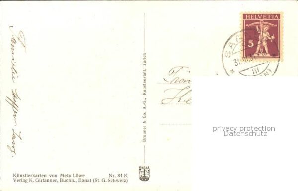 Loewe Meta Nr. 84 K Jesus Glückwunsch Konfirmation – Bild 2