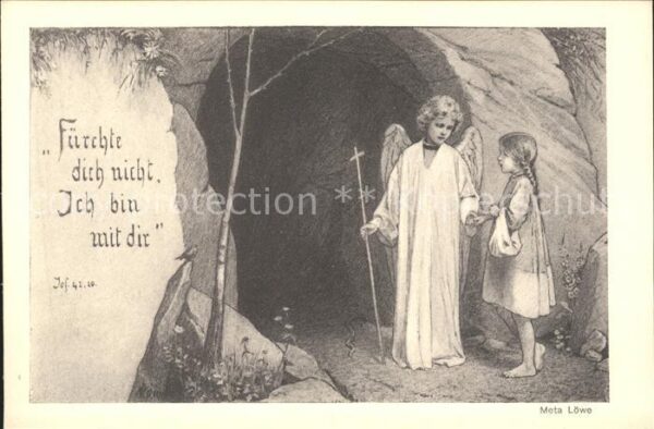 Loewe Meta Nr. 50 Kind Schutzengel Höhle