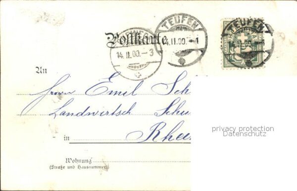 Tobler Viktor V.T. Appenzellerland Trachten Gedicht – Bild 2