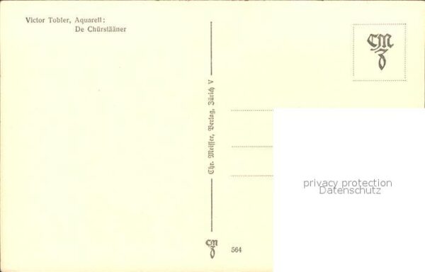 Tobler Viktor V.T. De Chürstääner Nr. 564 – Bild 2