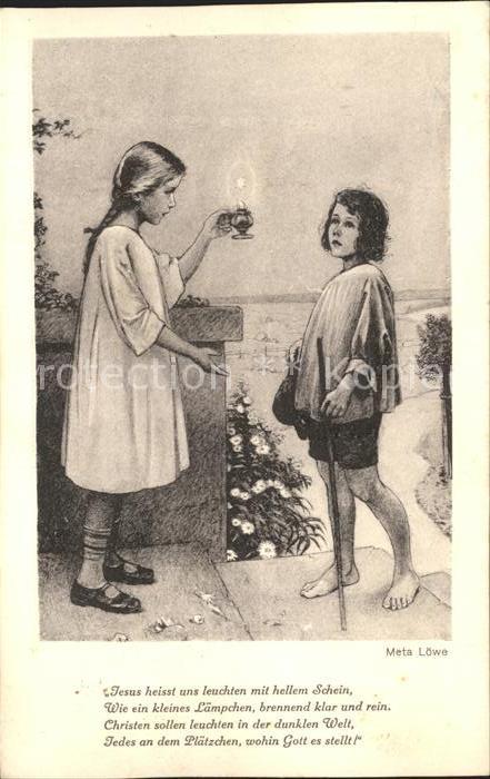 Loewe Meta Nr. 99 Kinder Lämpchen Gedicht