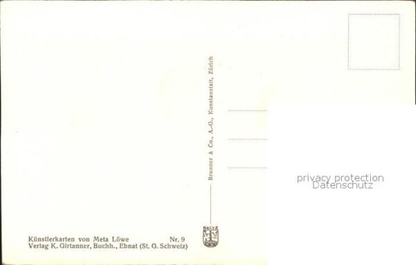 Loewe Meta Abendstille Nr. 9 Mutter Kind Katze See – Bild 2