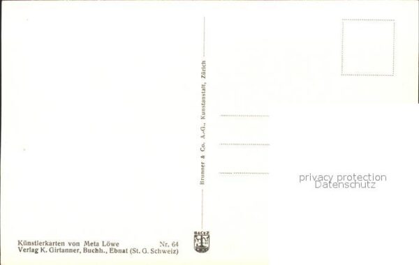 Loewe Meta Massliebchen Nr. 64 Kinder Vögel – Bild 2