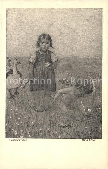 Loewe Meta Gänseblümchen Nr. 109 Kind Engel Gans