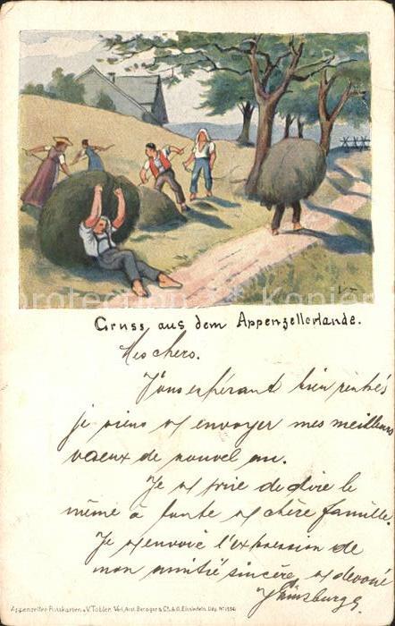 Tobler Viktor V.T. Appenzellerland Landwirtschaft Heuernte
