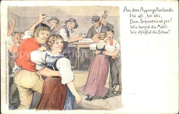 Tobler Viktor V.T. Appenzellerland Musikanten Geige Cello