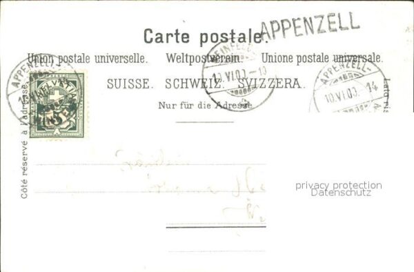 Tobler Viktor V.T. Appenzell Trachten Kirche – Bild 2