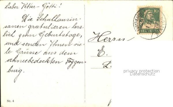 Loewe Meta Schutzbengeli Nr. 4 Engel Kind Regen Re – Bild 2