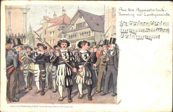 Tobler Viktor V.T. Appenzellerland Sammlung Landsgemeinde