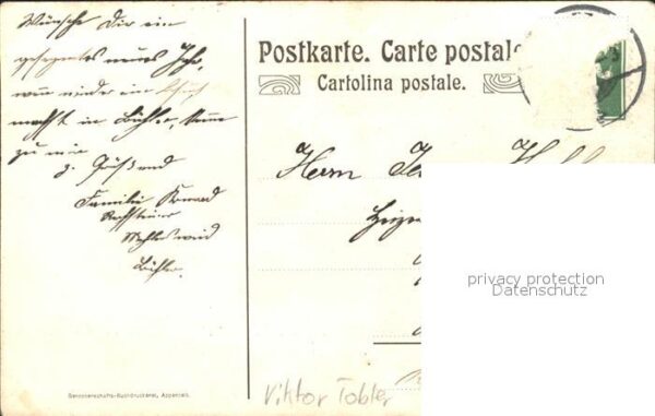 Tobler Viktor V.T. Eintritt Appenzell Bund der Eidgenossen – Bild 2