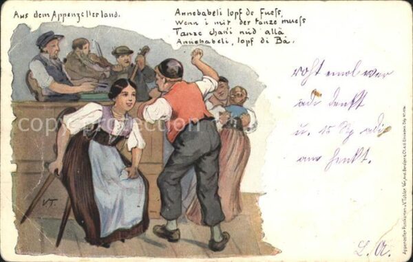 Tobler Viktor V.T. Appenzellerland Musikanten Geige Xyloph