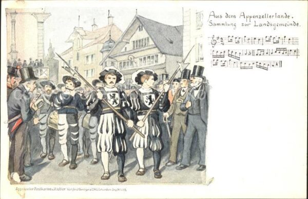Tobler Viktor V.T. Appenzellerland Sammlung Landsgemeinde