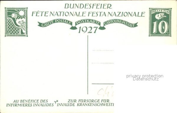 Liner Carl Kind Bundesfeier Schweiz Spendenkarte F – Bild 2